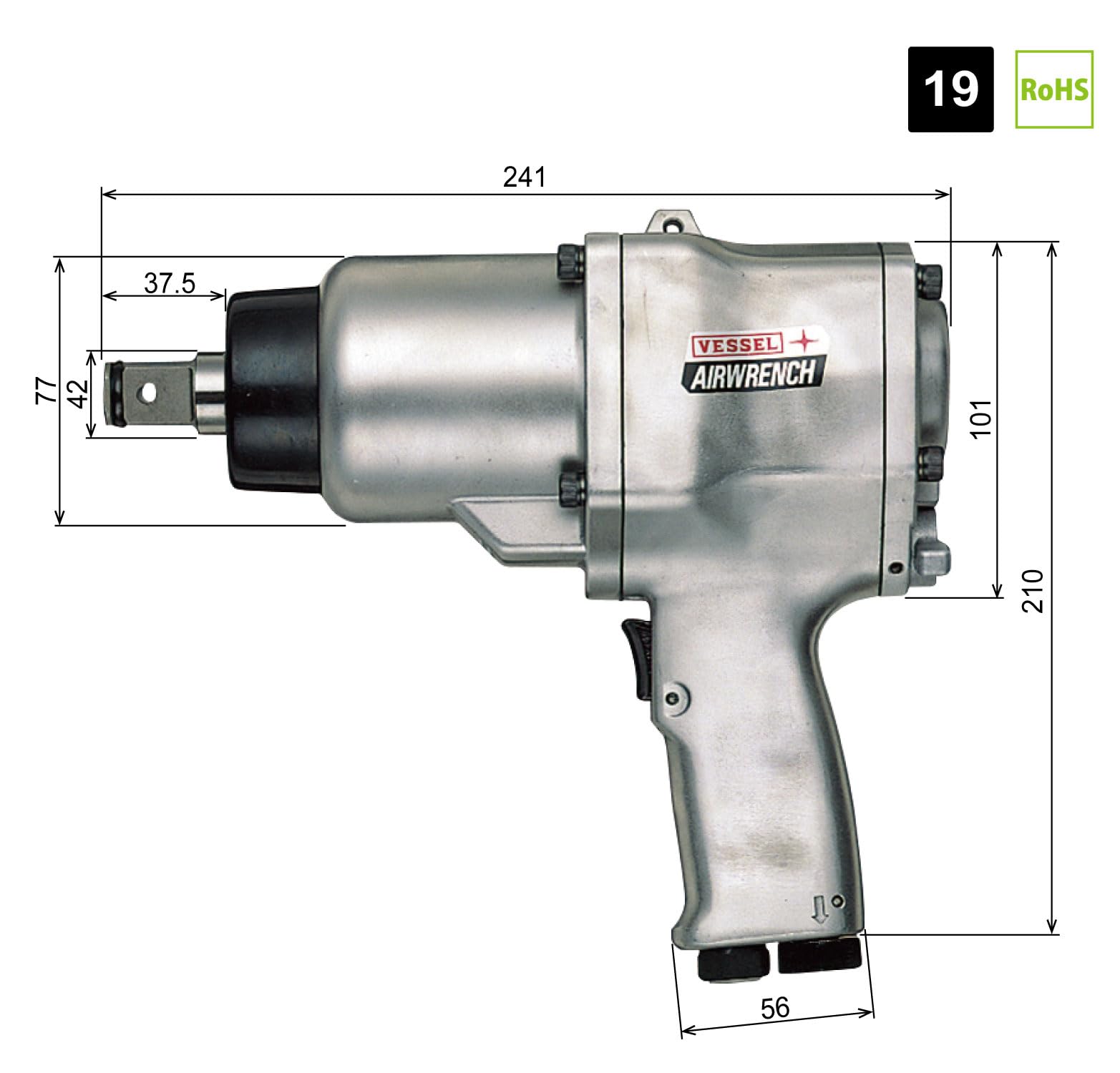 ベッセル(VESSEL) エアーインパクトレンチ シングルハンマー GT-2000P g6bh9ry Amazon.co.jp: ベッセル(VESSEL) エアーインパクトレンチ シングル